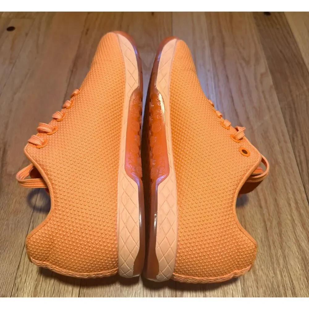 NOBULL SuperFabric Trainers Orange Cross Training Shoes Women's 7 Men's 5.5